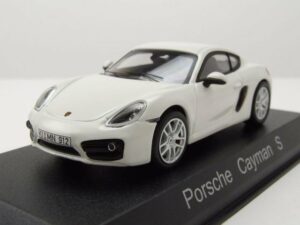 Norev Modellauto Porsche Cayman S 2013 weiß Modellauto 1:43 Norev