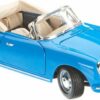 Bburago Modellauto Porsche 356B Cabrio 1961 (blau)