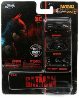 JADA Modellauto Modellauto Hollywood Rides Batman 3er Pack Nano Cars 253211003