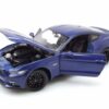 Welly Modellauto Ford Mustang GT 2015 blau metallic Modellauto 1:24 Welly