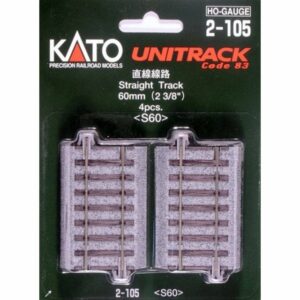 KATO Modelleisenbahn-Set H0 4er-Set Gleis gerade 60 mm