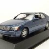 Maxichamps Modellauto Mercedes 600 SEC Coupe 1992 blau metallic Modellauto 1:43 Maxichamps