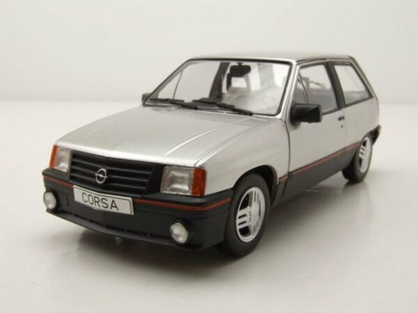 Whitebox Modellauto Opel Corsa A SR 1985 silber Modellauto 1:24 Whitebox