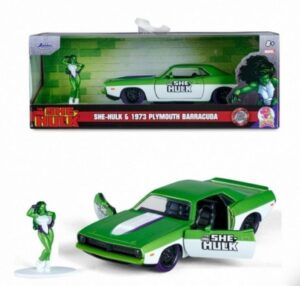 JADA Modellauto Modellauto Hollywood Rides Marvel She-Hulk mit Figur 1:32 253223020