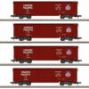 Märklin Modellauto Märklin 82497 Z 4er-Set Box-Car der Union Pacific