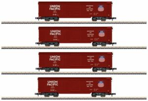 Märklin Modellauto Märklin 82497 Z 4er-Set Box-Car der Union Pacific