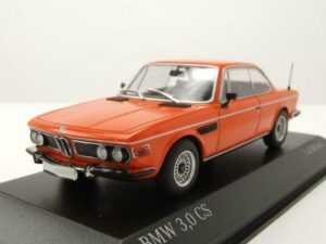 Minichamps Modellauto BMW 3.0 CS 1968 orange Modellauto 1:43 Minichamps