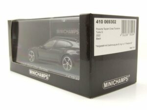 Minichamps Modellauto Porsche Taycan Cross Tourismo Turbo S 2021 schwarz Modellauto 1:43
