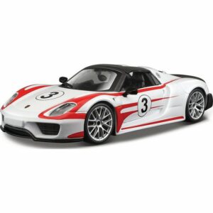 Bburago Modellauto Race Porsche 918 Spyder Weissach