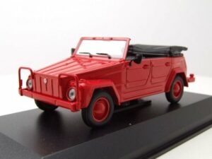 Maxichamps Modellauto VW 181 Kurierwagen 1979 rot Modellauto 1:43 Maxichamps