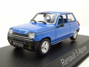 Norev Modellauto Renault 5 Alpine blau metallic Modellauto 1:43 Norev