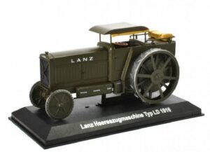 Hachette Modelltraktor Historischer Traktor 1916 Lanz Heereszugmaschine Typ LD grün 1:43 by IXO for Hachette Metall Kunststoff