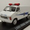 GREENLIGHT collectibles Modellauto Dodge Ram B250 Van 1980 weiß Indiana State Police Modellauto 1:43