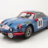Solido Modellauto Alpine A110 1600S Rallye Portugal 1971 Nicolas Todt #88 blau Modellaut