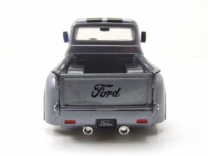 JADA Modellauto Ford F-100 Custom Pick Up 1956 grau schwarz Modellauto 1:24 Jada Toys