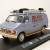 GREENLIGHT collectibles Modellauto Dodge Ram Van 1986 grau Oh-Kay Plumbing Kevin Allein Zuhaus Modellauto