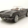 Norev Modellauto Chevrolet Corvette C2 Sting Ray Convertible 1963 schwarz Modellauto
