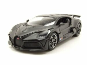 Maisto® Modellauto Bugatti Divo 2018 matt schwarz Modellauto 1:24 Maisto