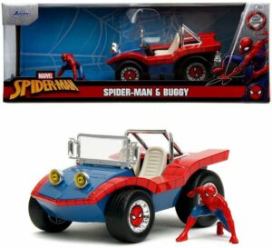 JADA Modellauto Modellauto Marvel Spider-Man Buggy mit Figur 1:24 253225030