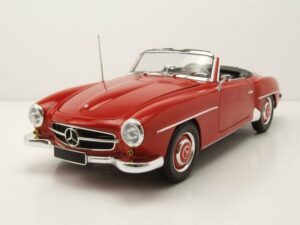 Minichamps Modellauto Mercedes 190 SL Cabrio W121 1955 rot Modellauto 1:18 Minichamps