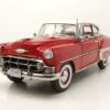 Sun Star Modellauto Chevrolet Bel Air Hardtop Coupe 1953 rot weiß Modellauto 1:18 Sun Star