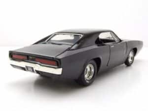 JADA Modellauto Dodge Charger R/T 1970 schwarz Fast & Furious 9 Modellauto 1:24 Jada