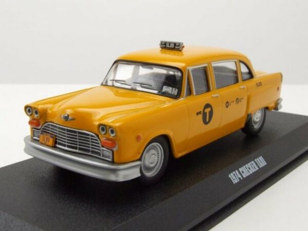 GREENLIGHT collectibles Modellauto Checker Cab New York City Taxi 1974 gelb John Wick 3 Modellauto 1:43