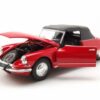 Welly Modellauto Citroen DS 19 Cabrio geschlossen rot Modellauto 1:24 Welly