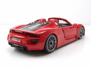 Bburago Modellauto Porsche 918 Spyder 2013 rot Modellauto 1:24 Bburago