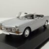 Maxichamps Modellauto Peugeot 404 Cabrio 1962 silber Modellauto 1:43 Maxichamps