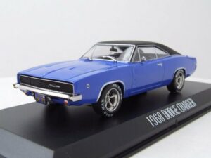 GREENLIGHT collectibles Modellauto Dodge Charger Christine 1968 blau schwarz Modellauto 1:43 Greenlight