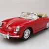 Welly Modellauto Porsche 356 B Cabrio 1958 rot Modellauto 1:24 Welly