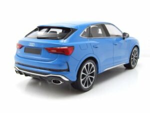 Minichamps Modellauto Audi RS Q3 2019 blau Modellauto 1:18 Minichamps