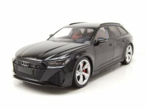 Minichamps Modellauto Audi RS6 Avant Kombi 2019 schwarz metallic Modellauto 1:18 Minichamps