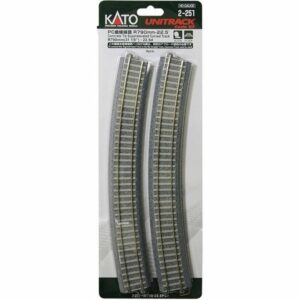 KATO Modelleisenbahn-Set H0 4er-Set Gebogenes Gleis