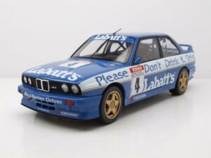 Solido Modellauto BMW M3 E30 #4 BTCC 1991 blau Tim Harvey Modellauto 1:18 Solido