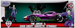 JADA Modellauto Modellauto Joker 2009 Chevy Corvette Stingray mit Figur 1:24 253255020