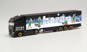 Herpa Modellauto LH Herpa 314176 Iveco S-Way Koffersattelzug 1:87