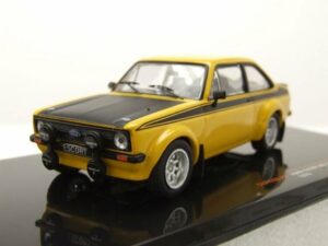 ixo Models Modellauto Ford Escort MK2 RS 1800 1976 gelb schwarz Modellauto 1:43 ixo models