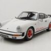 KK Scale Modellauto Porsche 911 Carrera 3.2 Clubsport 1989 weiß rot Modellauto 1:18 KK