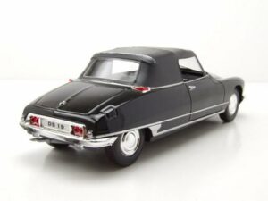 Welly Modellauto Citroen DS 19 Cabrio geschlossen schwarz Modellauto 1:24 Welly