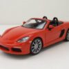 Bburago Modellauto Porsche 718 (982) Boxster 2016 lava orange Modellauto 1:24 Bburago