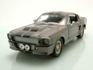 GREENLIGHT collectibles Modellauto Ford Shelby Mustang GT 500 1967 grau metallic Eleanor Modellauto 1:24