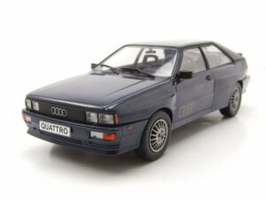 Whitebox Modellauto Audi Quattro 1981 dunkelblau metallic Modellauto 1:24 Whitebox