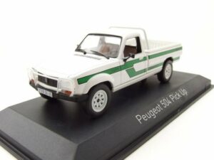 Norev Modellauto Peugeot 504 Pick Up 4x4 Dangel 1985 weiß Modellauto 1:43 Norev