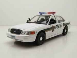 GREENLIGHT collectibles Modellauto Ford Crown Victoria 2006 weiß Police Interceptor Fargo TV-Serie Modell