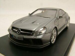 Schuco Modellauto Mercedes SL 65 AMG Black Series 2009 rauchsilber Modellauto 1:43 Absol