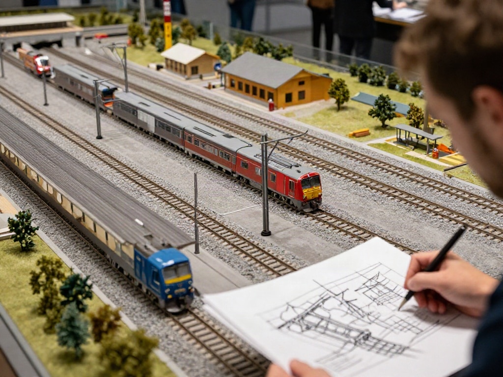 Modelleisenbahn Bahnhof