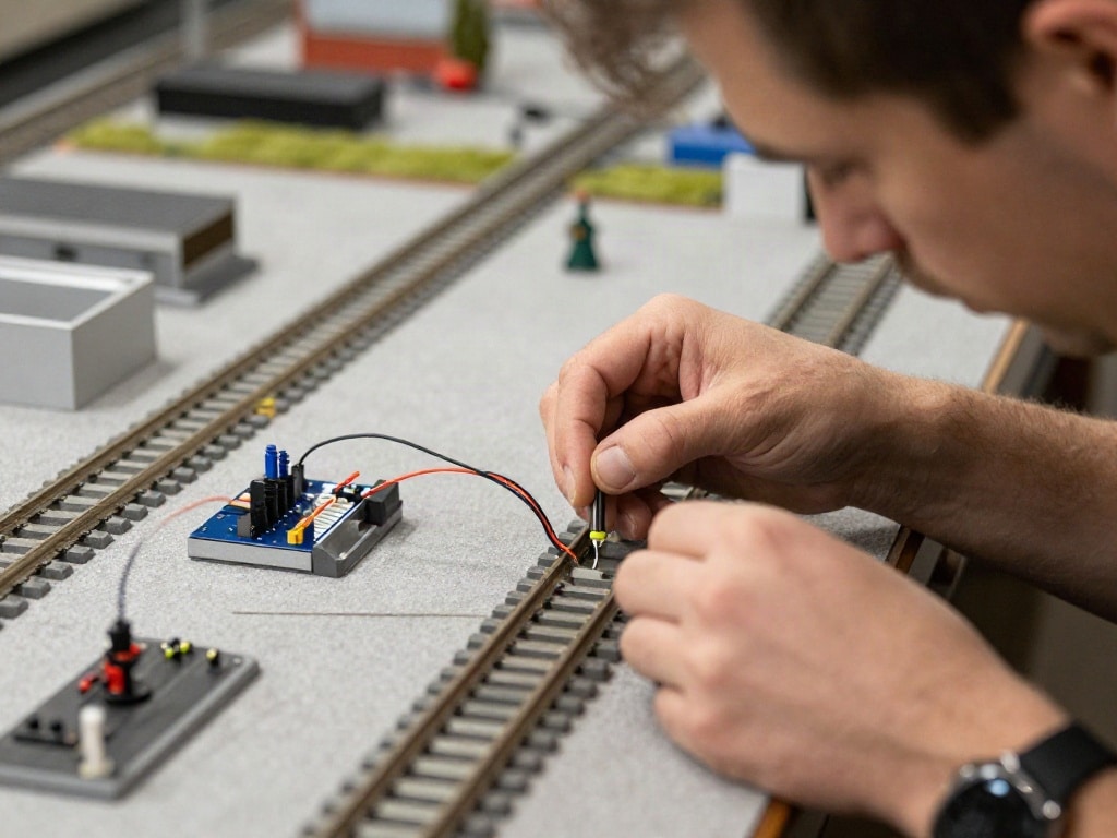 Modelleisenbahn Belegtmelder