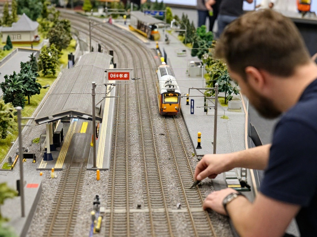 Modellbahn Durchgangsbahnhof